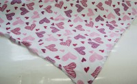 Bandana branca coração